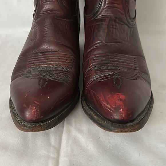Lucchese 2000 Red Brown Men’s Leather Western Cowboy Boots Shoes **Size 9.5** - Picture 13 of 13